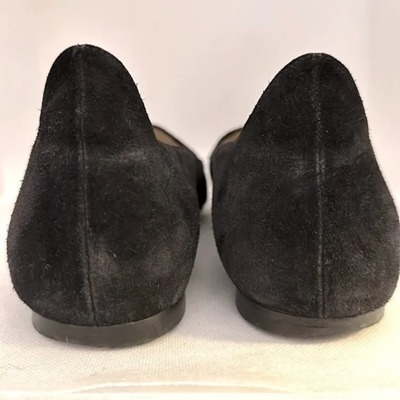 M. Gemi The Gia Black Suede Leather Flats Size 40.5 - GUC - Picture 4 of 13